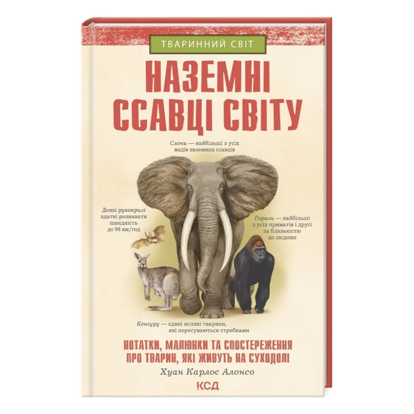 Книга Наземні ссавці світу - Хуан Карлос Алонсо КСД (9786171297883)