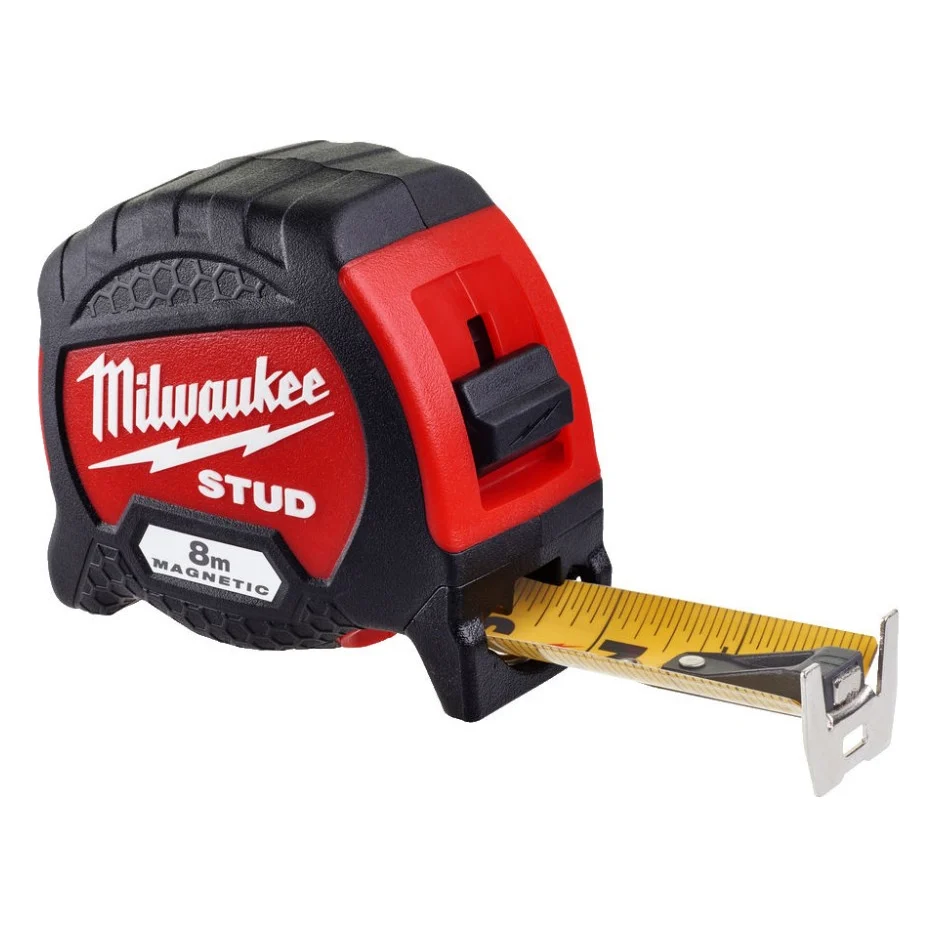 Рулетка Milwaukee магнітна STUD, 8м 33мм (4932471627)