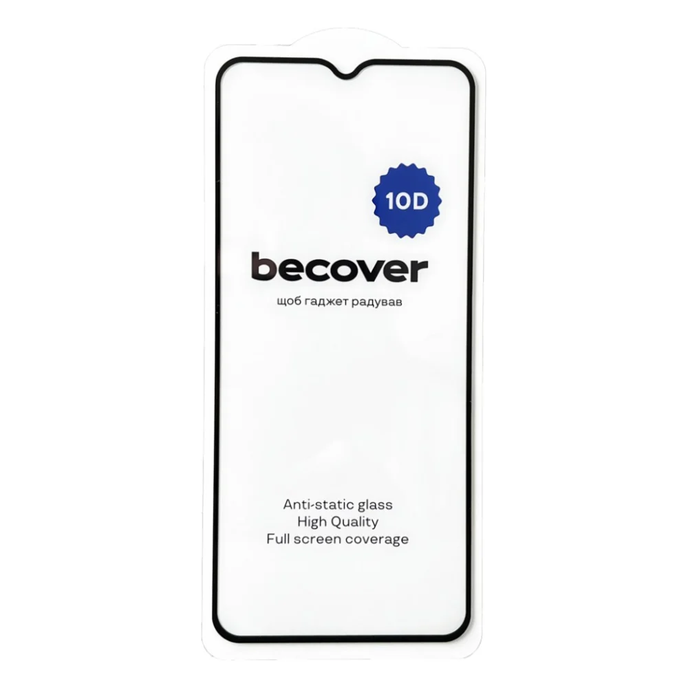 Скло захисне BeCover Nokia G22 10D Black (711521) — фото 3