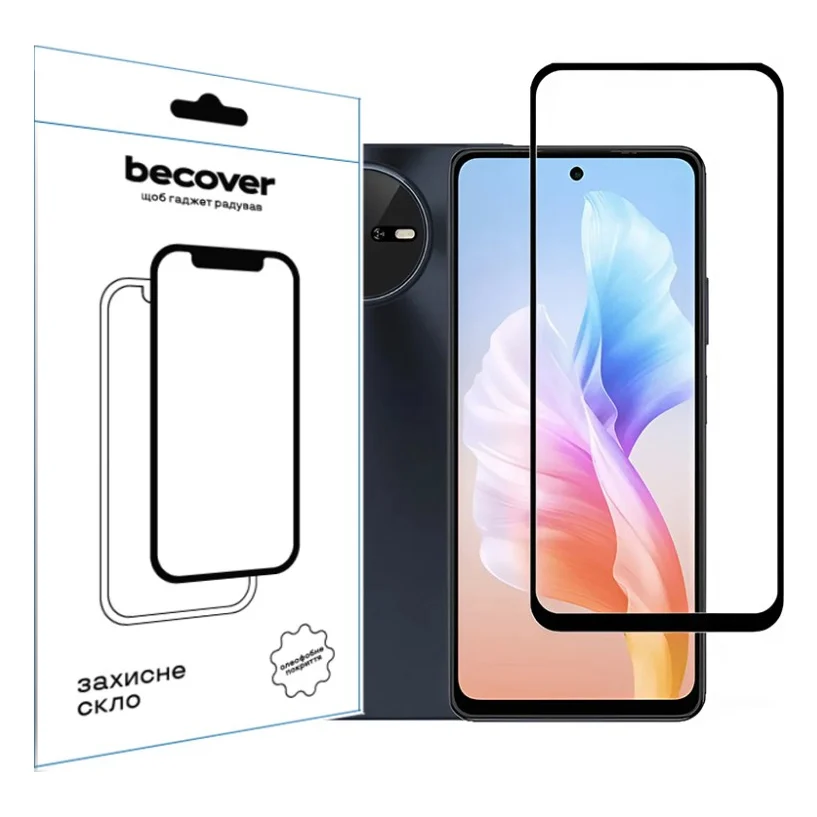 Скло захисне BeCover Oscal Tiger 12 6.78" Black (711579)
