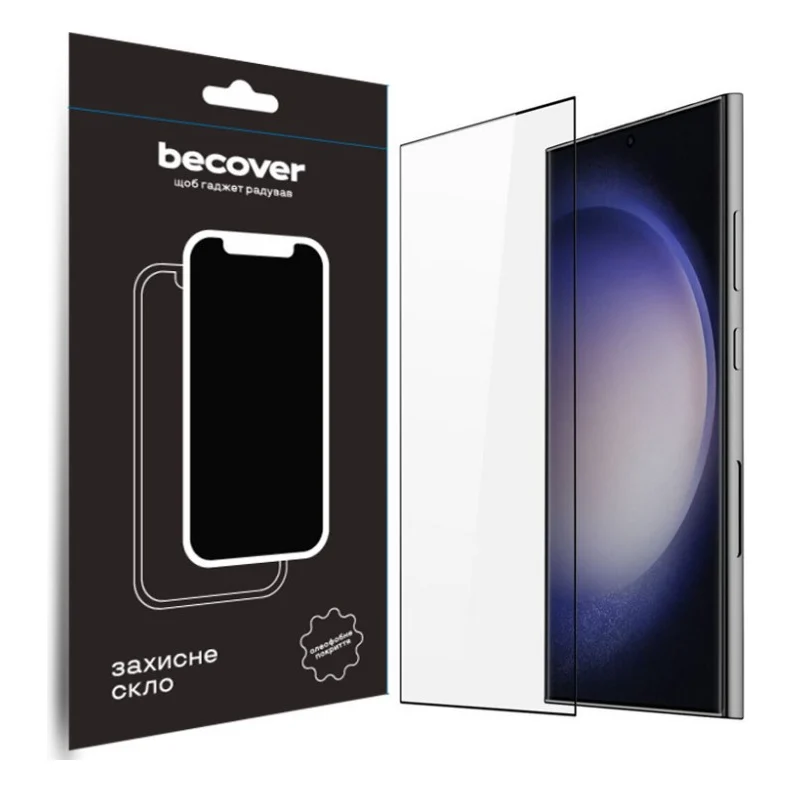 Скло захисне BeCover Samsung Galaxy S24 Ultra SM-S928 Black (711318)
