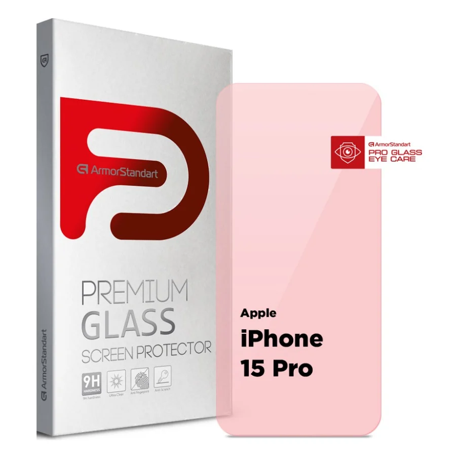 Скло захисне Armorstandart Pro Eye Care Apple iPhone 15 Pro (ARM77671)