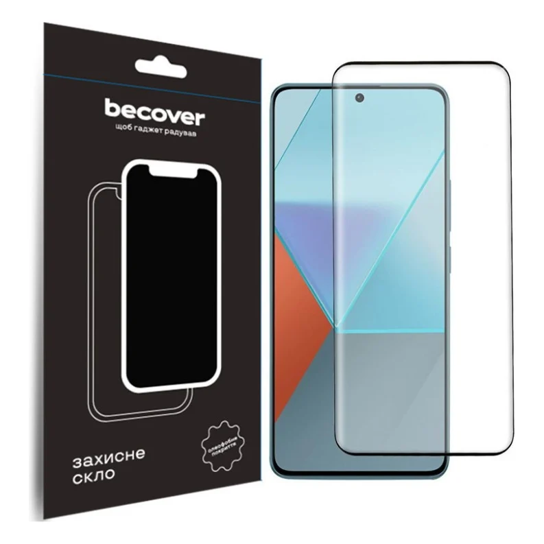 Скло захисне BeCover Xiaomi Redmi Note 13 Pro Plus 5G Black (710655)
