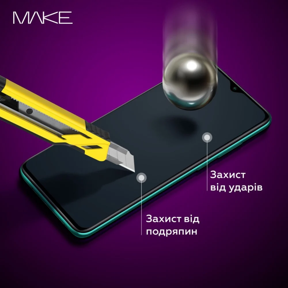 Скло захисне MAKE Moto G04/G24/G24 Power (MGF-MG04/G24) — фото 5