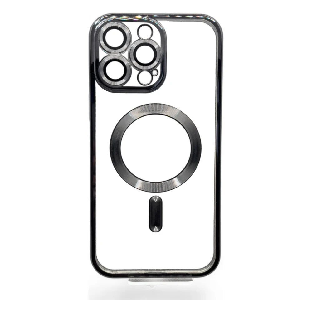 Чохол до мобільного телефона BeCover TPU Chrome Case (MagSafe) для Apple iPhone 16 Pro Max Black (712085)
