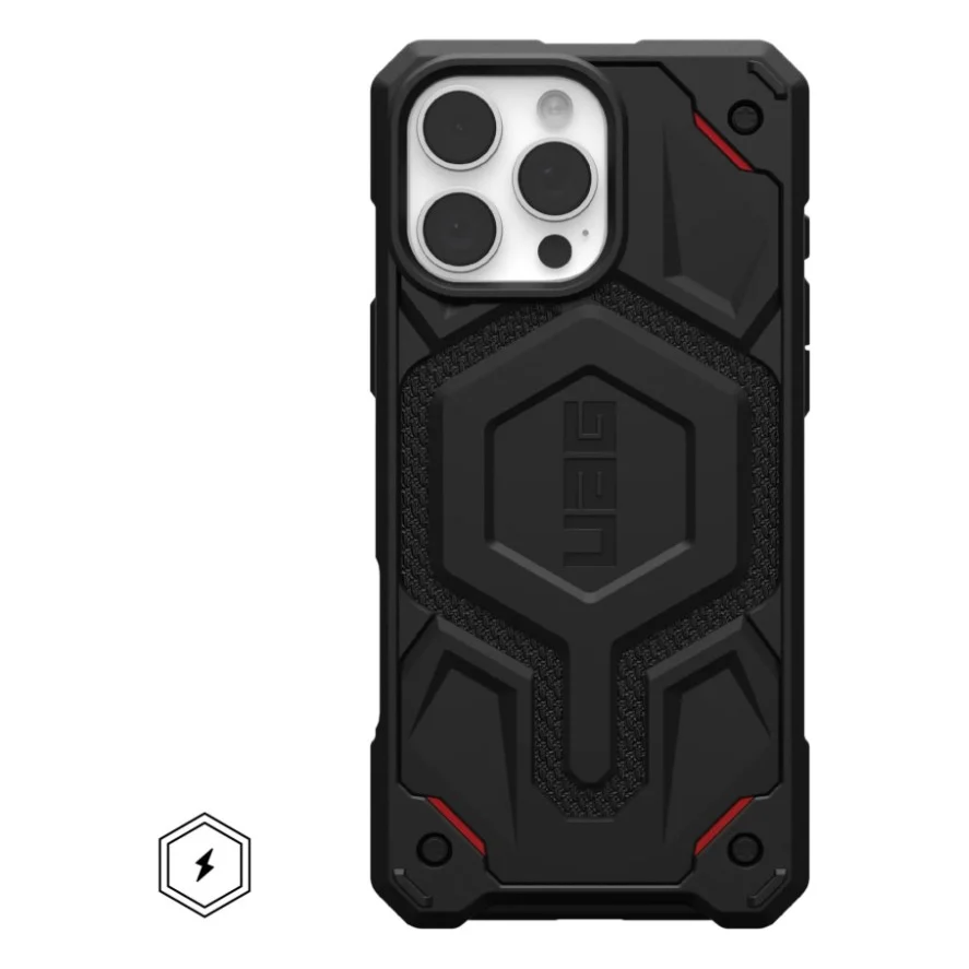 Чохол до мобільного телефона UAG iPhone 16 Pro Max Monarch Pro Magsafe Kevlar Black (114457113940)