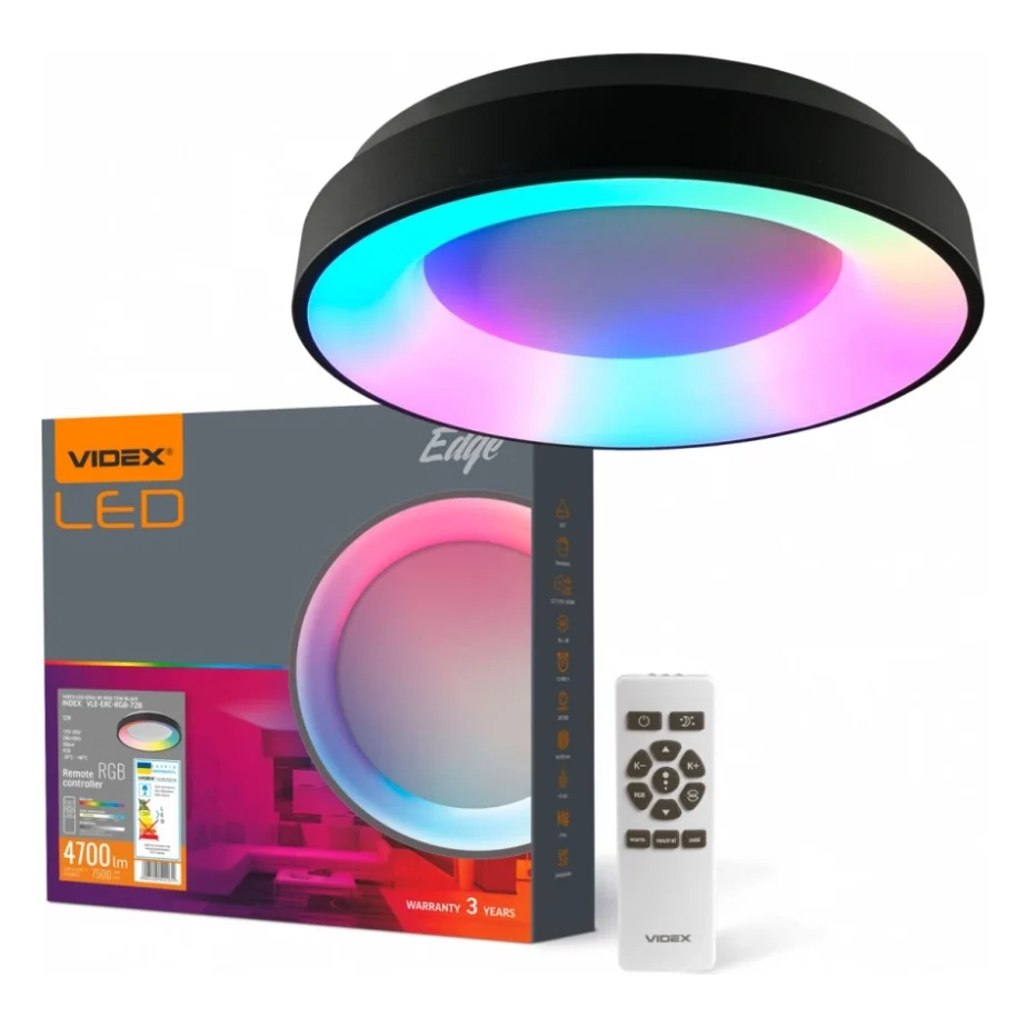 Світильник Videx VLE-ERC-RGB-72B