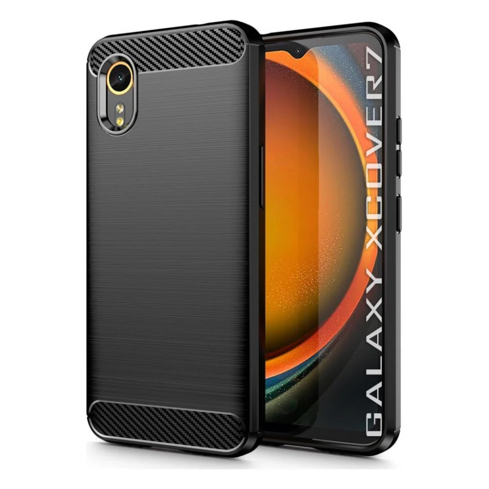 Чохол до мобільного телефона BeCover Carbon Series Samsung Galaxy Xcover7 Black (711892)