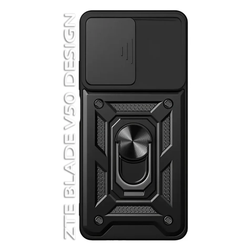 Чохол до мобільного телефона BeCover Military ZTE Blade V50 Design Black (712171)