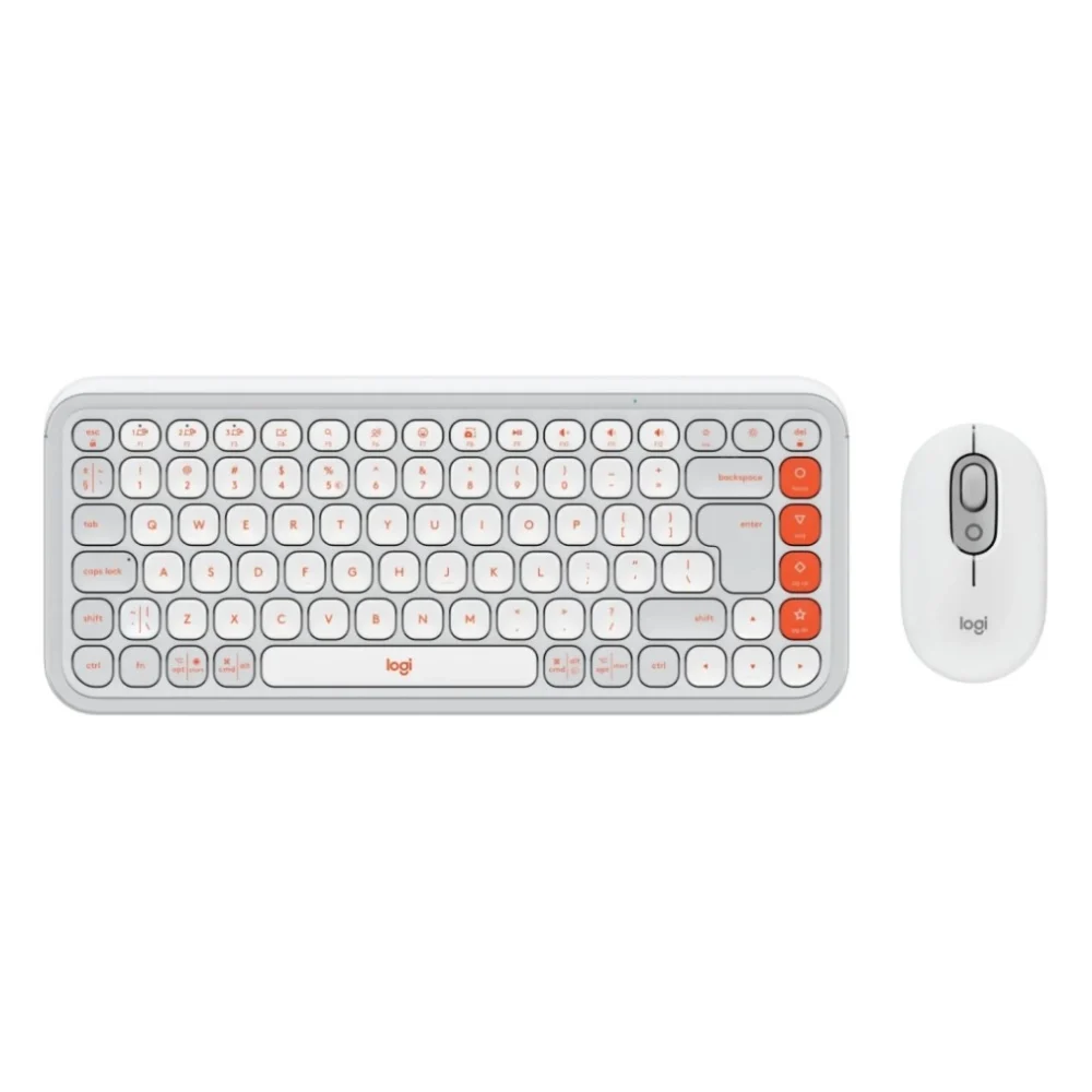 Комплект Logitech POP Icon Combo Bluetooth UA Off-White (920-013141)