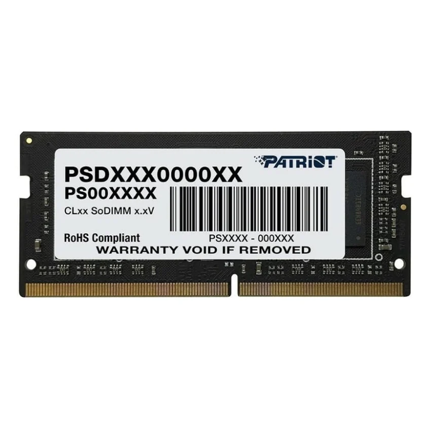 Модуль пам'яті для ноутбука SoDIMM DDR4 8GB 3200 MHz Patriot (PSD48G32002S)