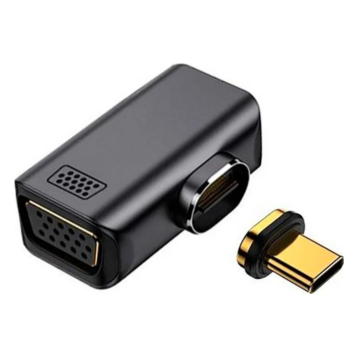Перехідник USB-C to VGA 1080P60Hz PowerPlant (CA914289)