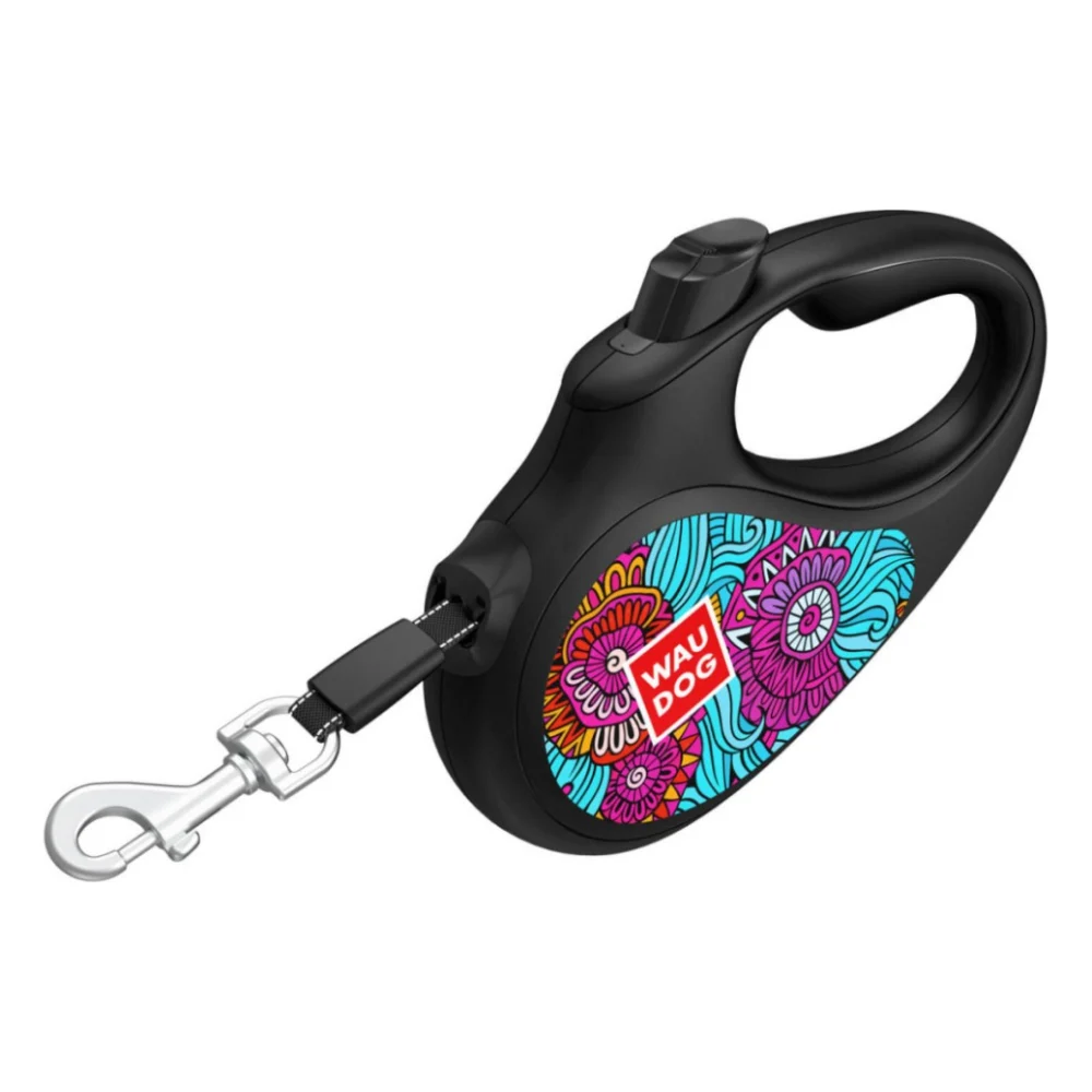 Повідок для собак WAUDOG R-leash Літо світловідбиваюча стрічка XS 3 м (8123-0062-01) — фото 2