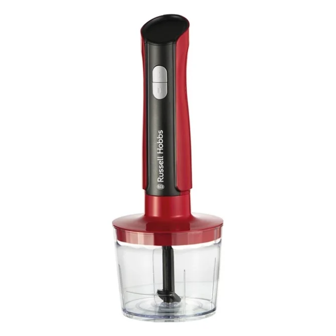 Блендер Russell Hobbs Hobbs заглибний Desire Red, 500Вт, чаша-500мл, вінчик, міні-подріб. (27140-56)