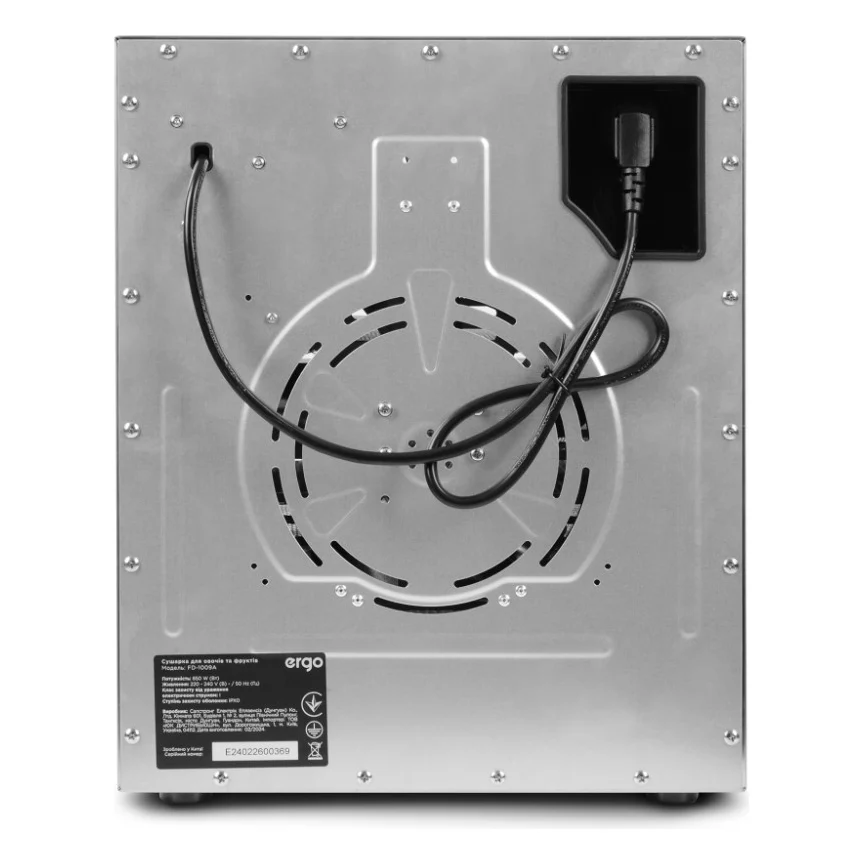 Сушка для овочів та фруктів Ergo FD-1009A — фото 6