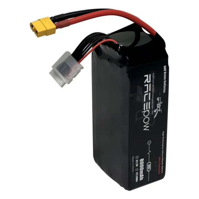 Акумулятор для дрона RacePow Lipo 6s 8000mAh 80C XT60 (8000mAh-6s-80C)