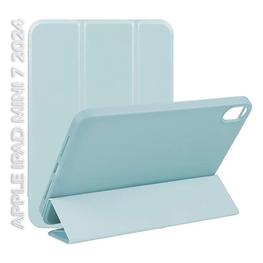 Чохол до планшета BeCover Tri Fold Hard TPU Apple iPad Mini 7 2024 Light Blue (712447)