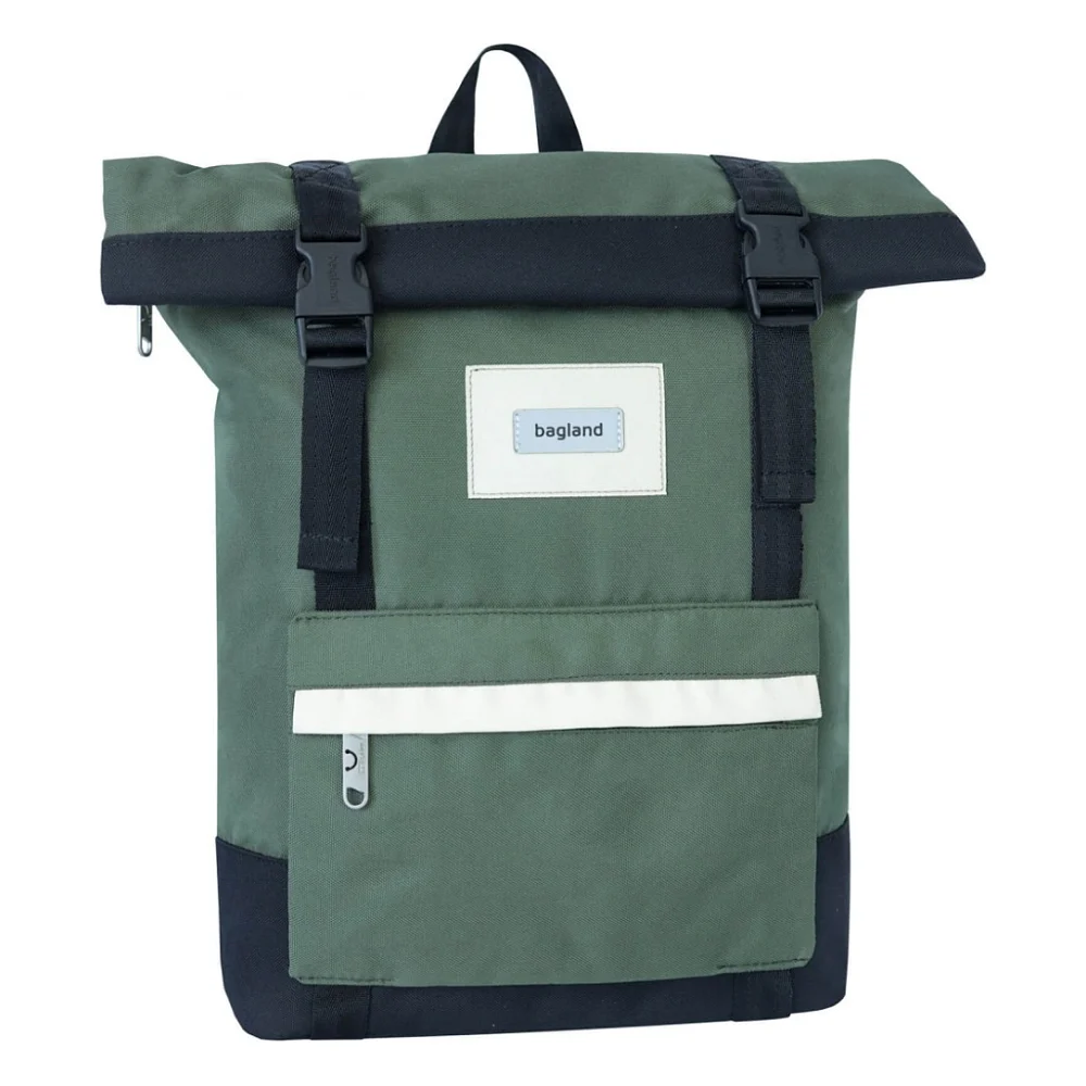 Рюкзак для ноутбука Bagland 15" Holder 25L, roll top, 0051666, khaki/black (1065919119)