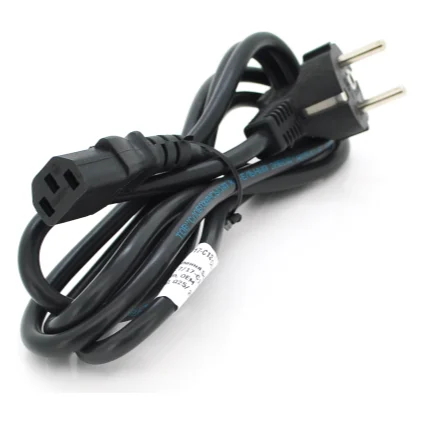 Кабель живлення Voltronic PC-186 CEE7/17-C13 1.0mm мідь 1.8м Black