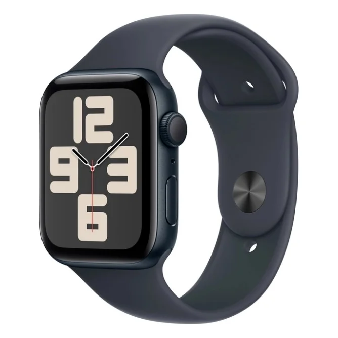 Смарт-годинник Apple Watch SE 2024 GPS 40mm Midnight Aluminium Case with Midnight Sport Band - S/M (MXE73QH/A)