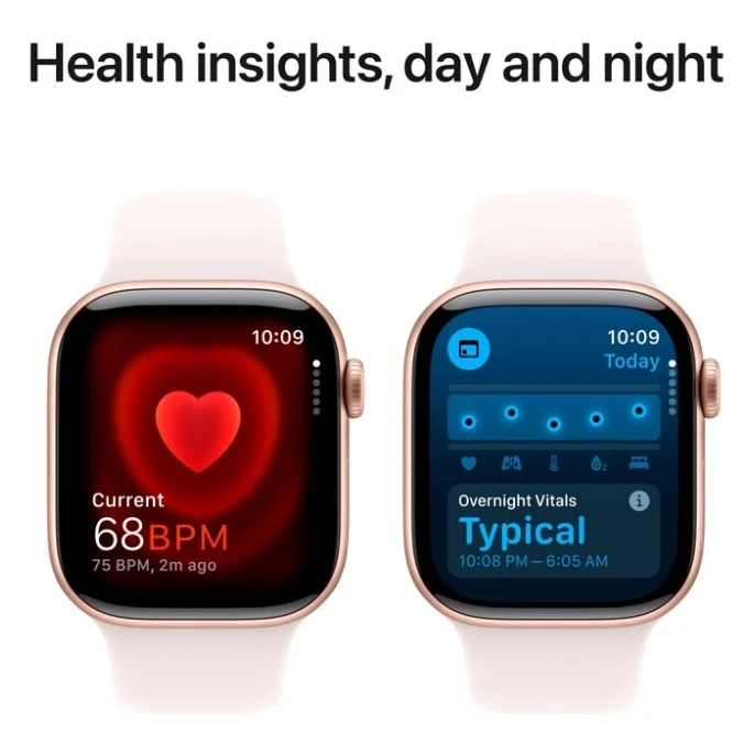 Смарт-годинник Apple Watch Series 10 GPS 42mm Rose Gold Aluminium Case with Light Blush Sport Band - S/M (MWWH3QH/A) — фото 5