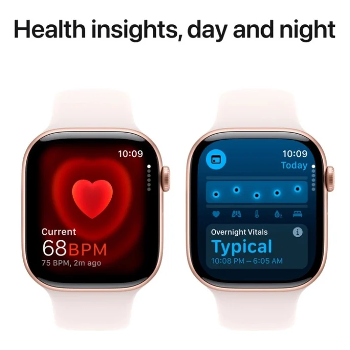 Смарт-годинник Apple Watch Series 10 GPS 46mm Rose Gold Aluminium Case with Light Blush Sport Band - S/M (MWWT3QH/A) — фото 5