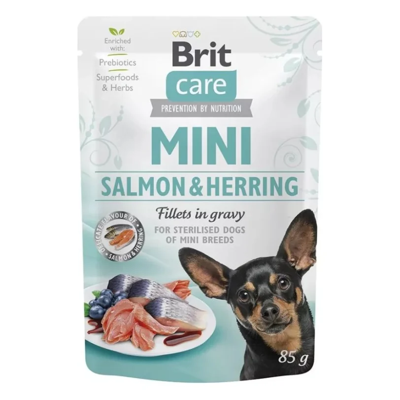 Вологий корм для собак Brit Care Mini для дорослих собак мініатюрних порід (8595602560349)