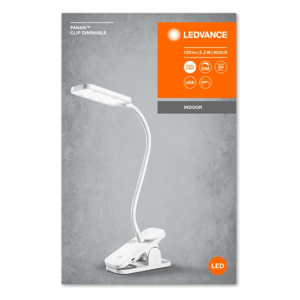 Настільна лампа LEDVANCE LED PANAN CLIP 5W 4000K (4058075747883) — фото 5