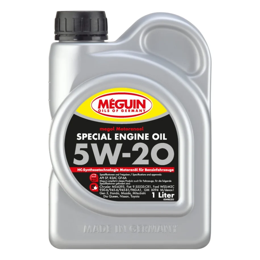 Моторна олива Meguin SPECIAL ENGINE OIL SAE 5W-20 1л (9498)