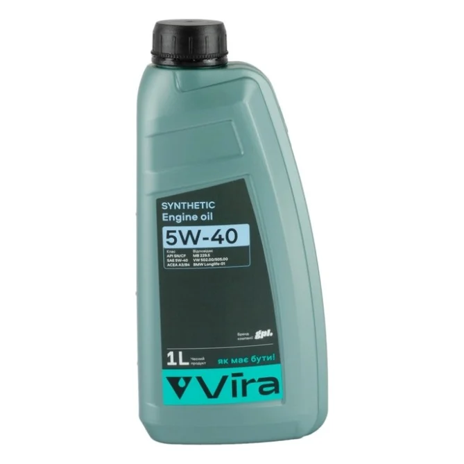Моторна олива VIRA Synthetic 5W-40 1 л (VI0311)