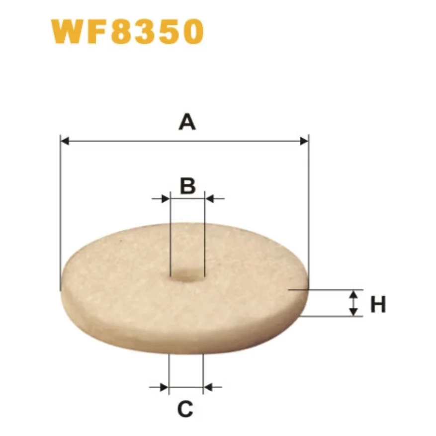 Фільтр паливний Wixfiltron WF8350