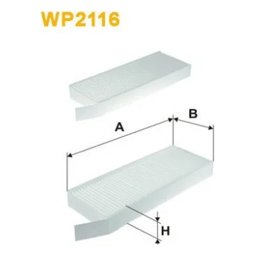 Фільтр салону Wixfiltron WP2116