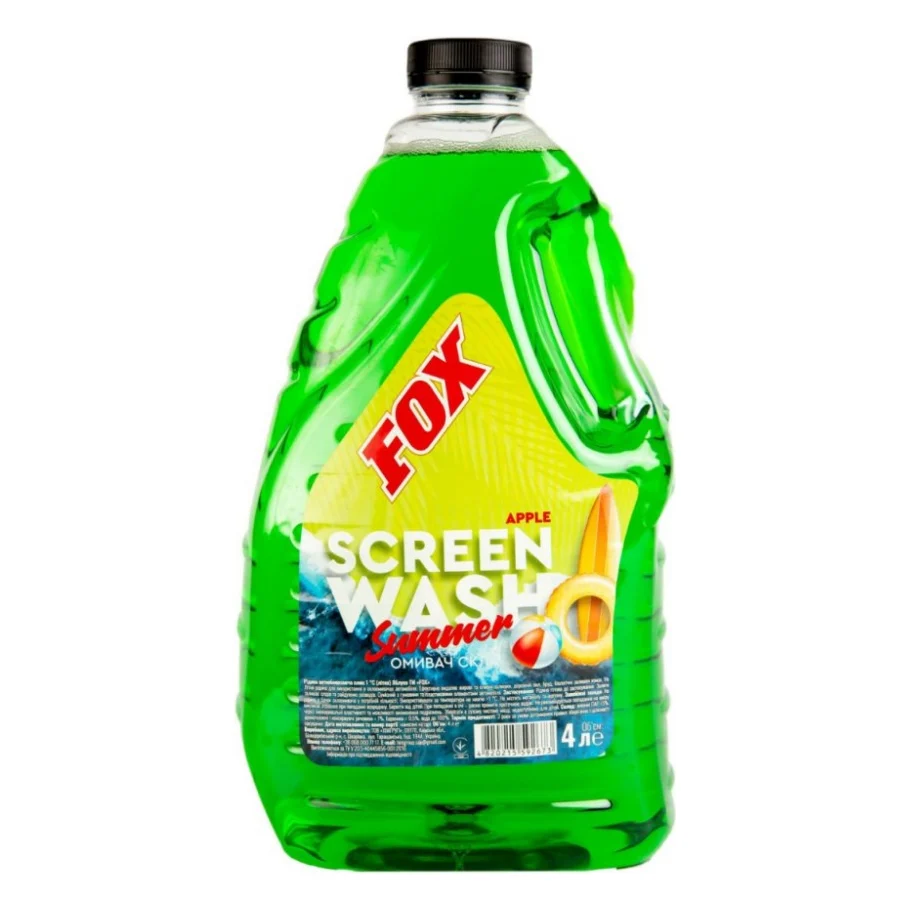 Омивач автомобільний Fox Яблоко 4л