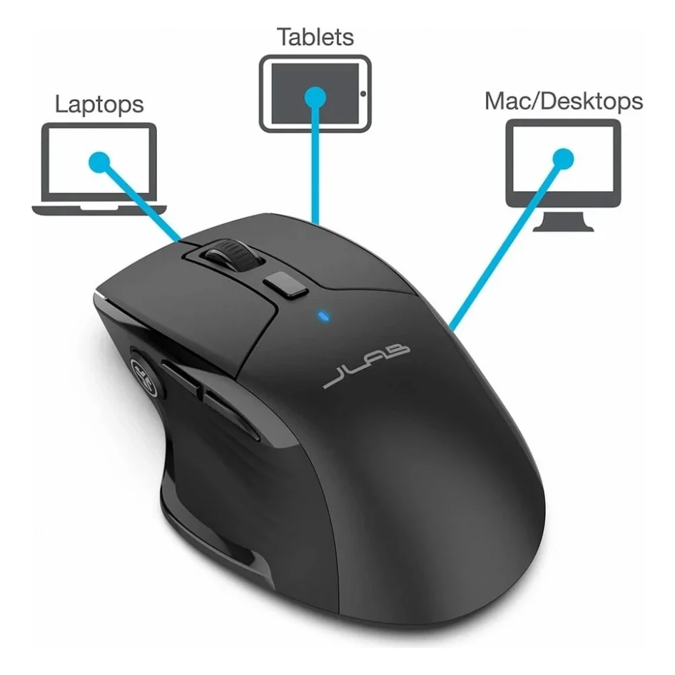 Мишка Jlab JBuds Mouse Wireless/Bluetooth Black (IEUMJBMOUSERBLK124) — фото 5