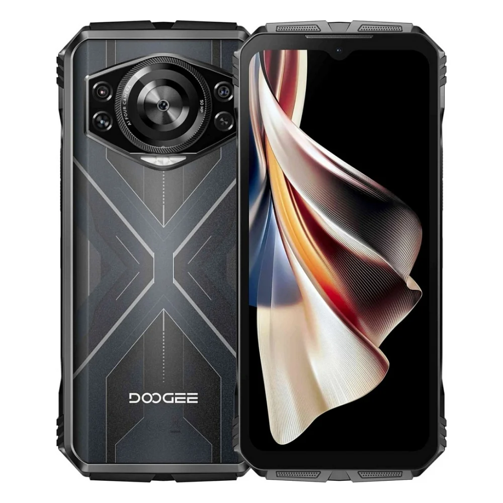 Мобільний телефон Doogee S cyber 8/256Gb Black Silver (6923740212424)
