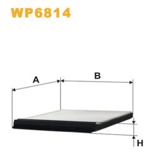 Фільтр салону Wixfiltron WP6814