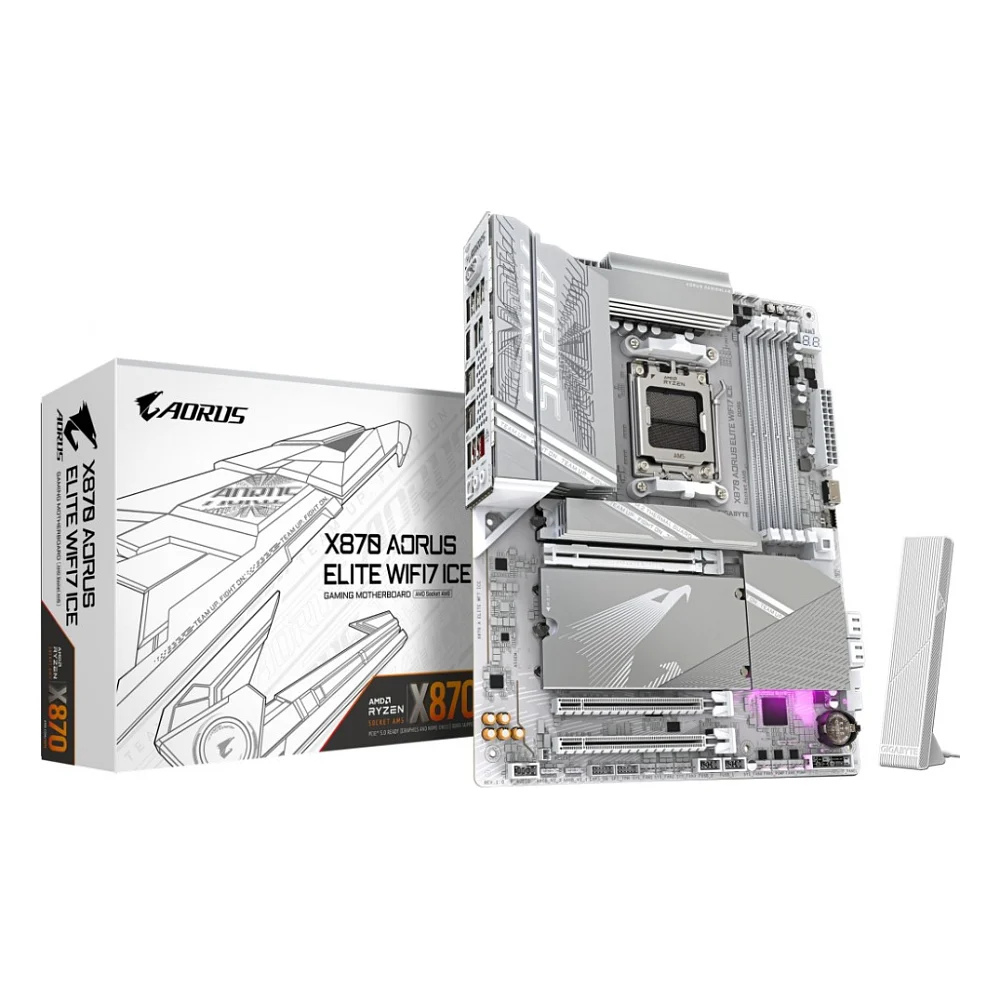 Материнська плата GIGABYTE X870 AORUS ELITE WIFI7 ICE