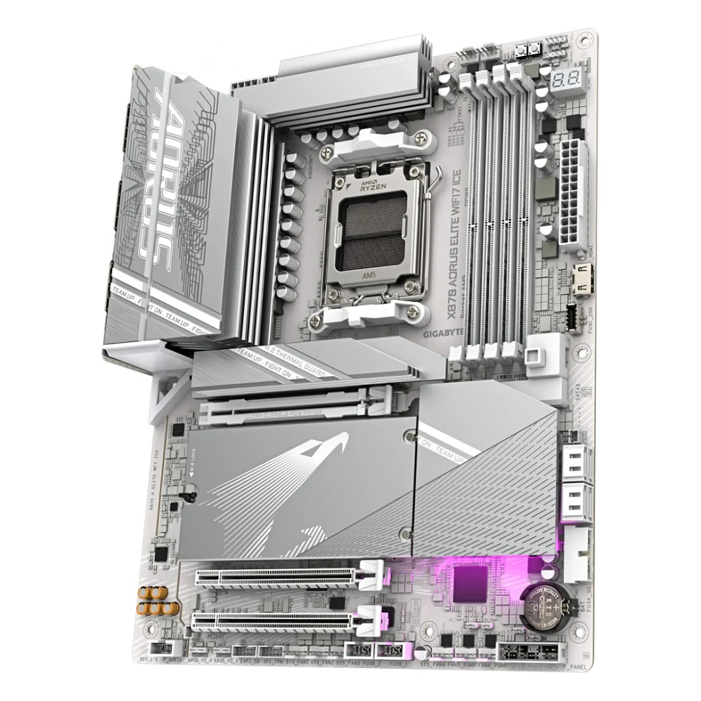 Материнська плата GIGABYTE X870 AORUS ELITE WIFI7 ICE — фото 4