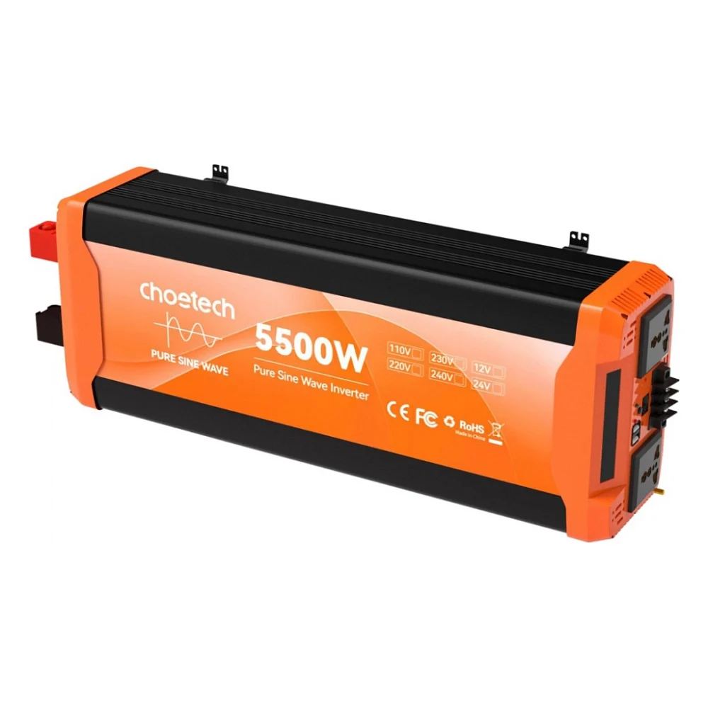 Автомобільний інвертор Choetech 12/220V 2500W (CJ5000Q-V2)