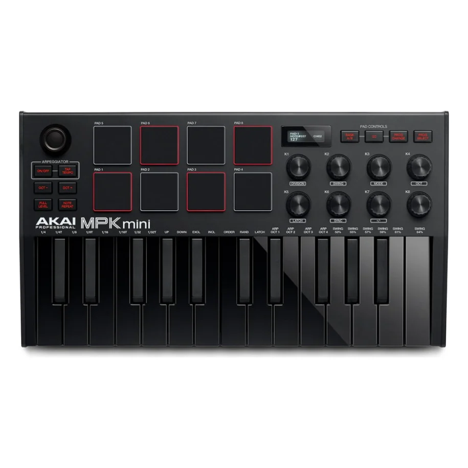 MIDI-клавіатура Akai MPK MINI MK3 Black (230876)