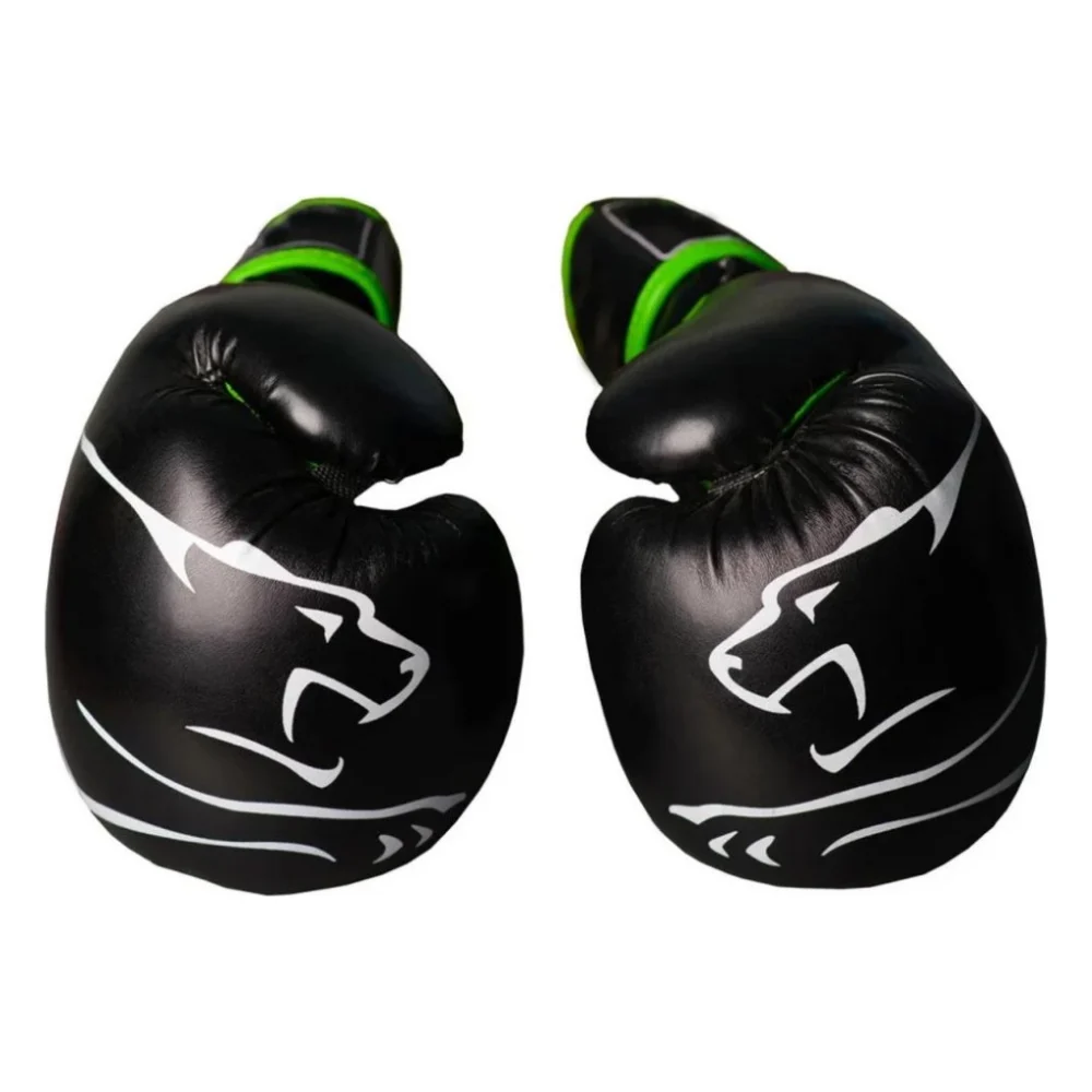Боксерські рукавички PowerPlay 3018 16oz Black/Green (PP_3018_16oz_Black/Green) — фото 2