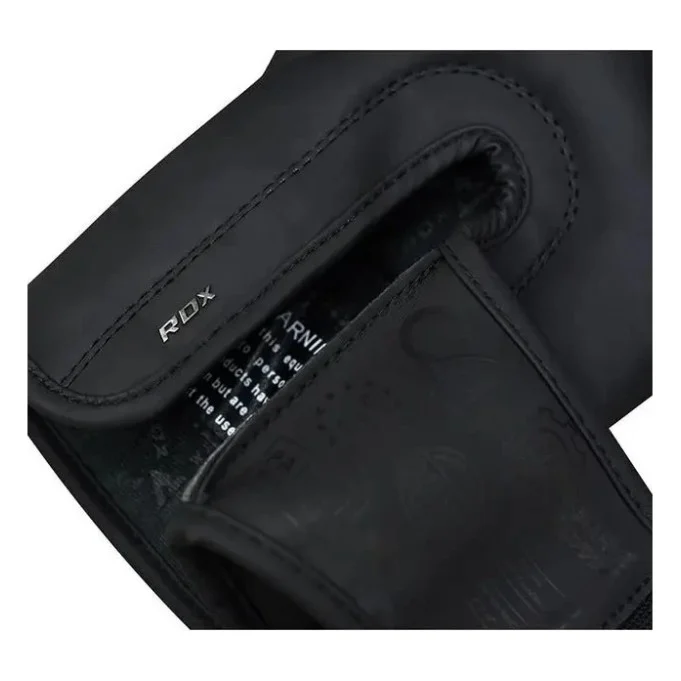 Боксерські рукавички RDX F15 Noir Matte Black 12 унцій (BGR-F15MB-12oz) — фото 5