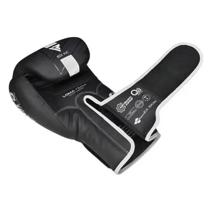 Боксерські рукавички RDX F6 Kara Matte White 12 унцій (BGR-F6MW-12OZ) — фото 5