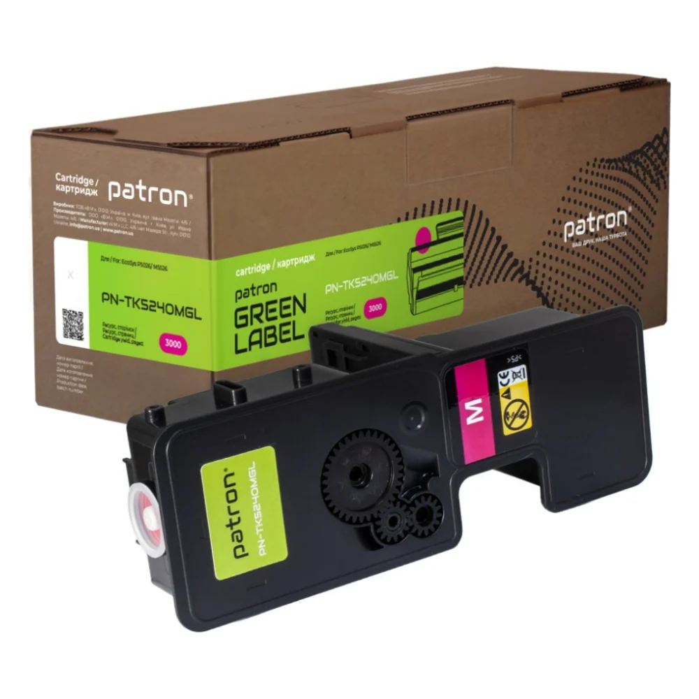 Тонер-картридж Patron Kyocera Mita TK-5240M magenta Green Label (PN-TK5240MGL)