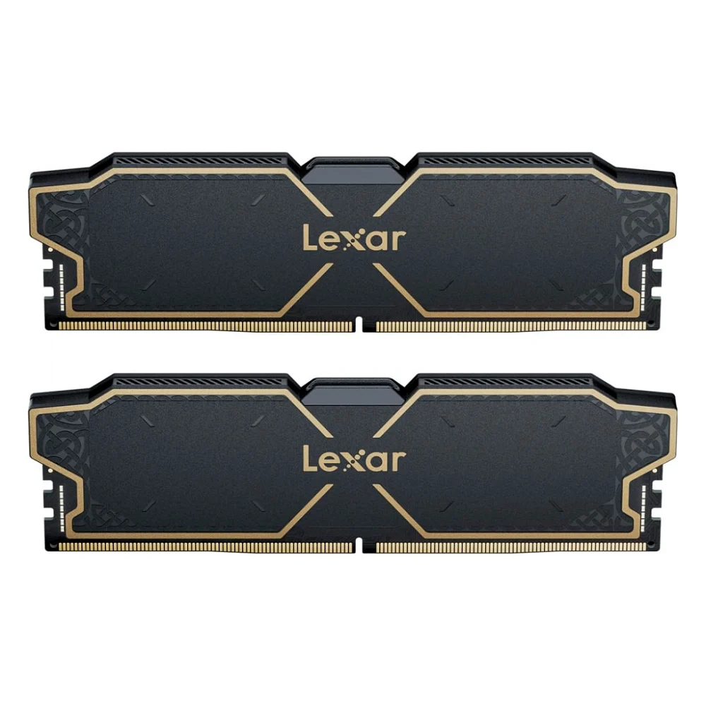 Модуль пам'яті для комп'ютера DDR5 32GB (2x16GB) 6000 MHz Thor Black Lexar (LD5U16G60C38LG-RGD)