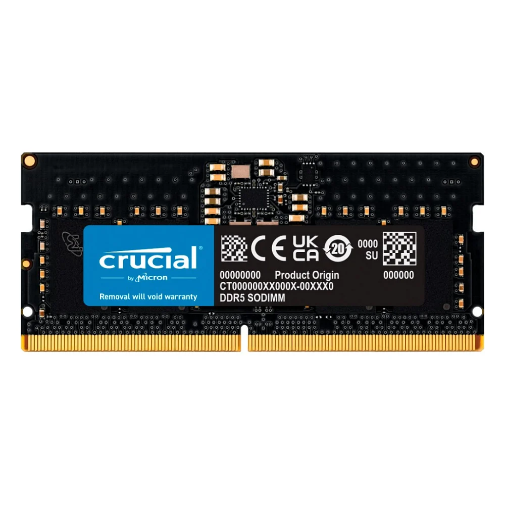 Модуль пам'яті для ноутбука SoDIMM DDR5 32GB 4800 MHz Micron (CT32G48C40S5T)