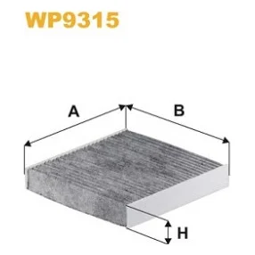 Фільтр салону Wixfiltron WP9315