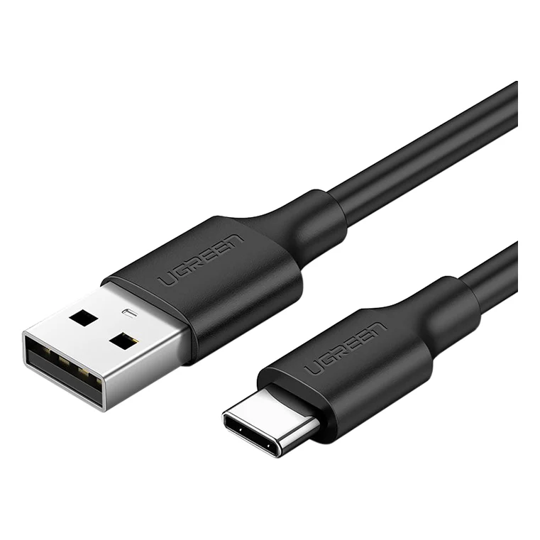 Кабель Ugreen US287 USB to Type-C 3.0A 18W 0.5m Nickel Plating Black (60115)