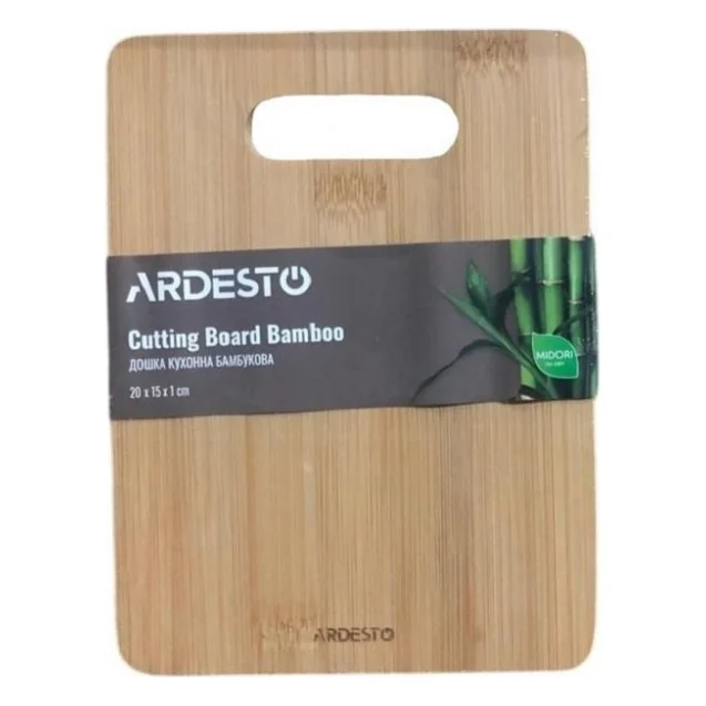 Дошка для нарізання Ardesto Midori 20 х 15 х 1 см, бамбук (AR1420BA)