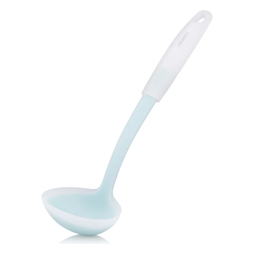 Ополоник Ardesto Fresh, 28.2см, силікон, пластик, блакитний (AR1608B)